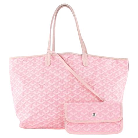 goyard tote bag pink and grey|Goyard tote with zipper.